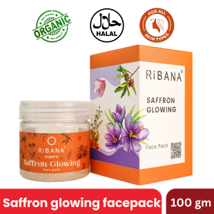 RIBANA Saffron Glowing Face Pack – 50g