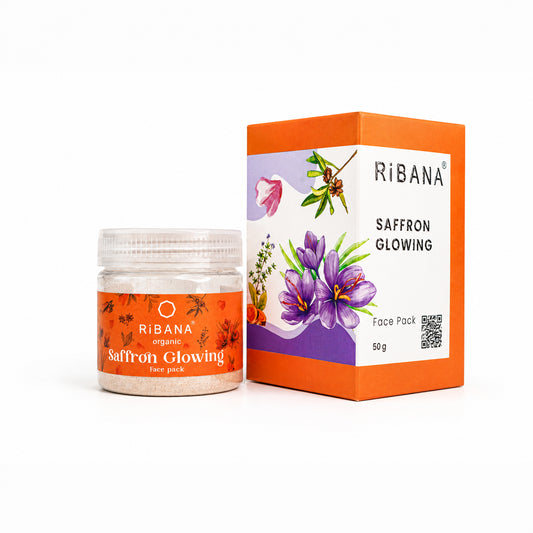 RIBANA Saffron Glowing Face Pack – 50g